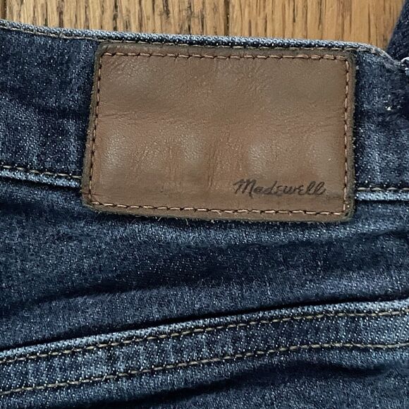 Madewell Mid-Rise Skinny Jeans Size 27 Womens Dark Wash MA938 - Picture 5 of 9